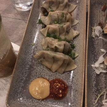 Moku Kitchen - Super delisssh Kualoa Shrimp and Hamakua Mushroom Dim Sum - Cocktail Bars Near Me - Honolulu, Hawaii