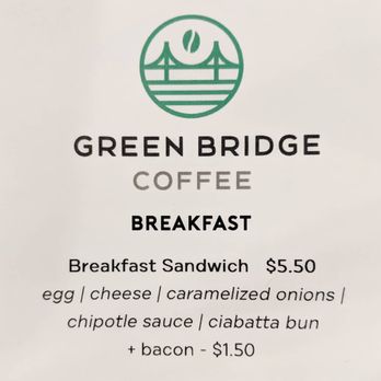 Green Bridge Coffee - Their BLT (not pictured) is why I'll be back. - Coffee & Tea Near Me - Portland, Oregon
