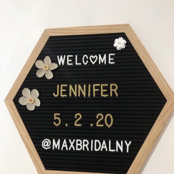 Max Bridal - Custom sign outside your dressing room - Bridal Near Me - Syosset, New York Max Bridal - Custom sign outside your dressing room - Bridal Near Me - Syosset, New York
