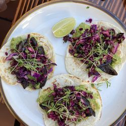 Mushroom tacos...a bit of spice to them