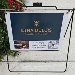 Sidewalk sign Sidewalk sign