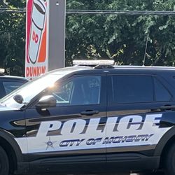 Dunkin' - If you're ever looking for a police officer along Rt 31, it's not hard to find them.