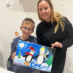 Parent and me paint night! Parent and me paint night!
