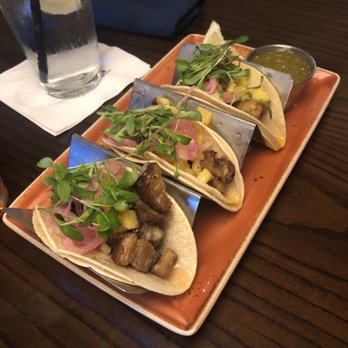 Flight’s Lounge & Grill - Crispy pork belly tacos - American Near Me - Houston, Texas Flight’s Lounge & Grill - Crispy pork belly tacos - American Near Me - Houston, Texas