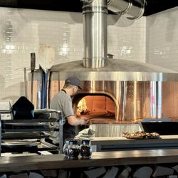 Saults Eclectic Cuisine - The wood-fired oven