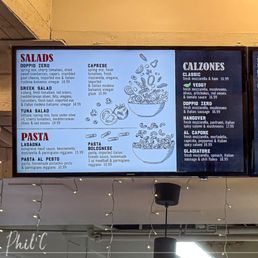 Salads and Pasta menu (Feb 2025) Salads and Pasta menu (Feb 2025)