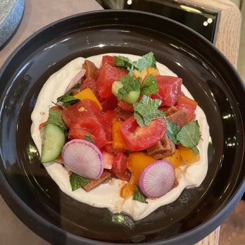 Mara - Watermelon Tomato Salad - Mediterranean Near Me - Minneapolis, Minnesota Mara - Watermelon Tomato Salad - Mediterranean Near Me - Minneapolis, Minnesota