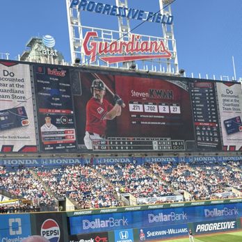 Progressive Field - Scoreboard - Stadiums & Arenas Near Me - Cleveland, Ohio Progressive Field - Scoreboard - Stadiums & Arenas Near Me - Cleveland, Ohio