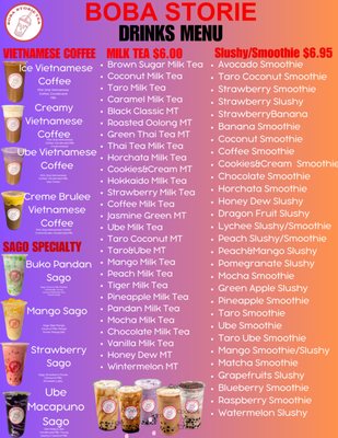 Menu photo 1 Boba Storie Tea Sacramento, CA