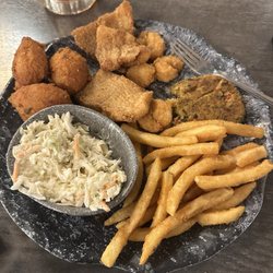 Wharf Casual Seafood - Fried Shrimp and Catfish Platter