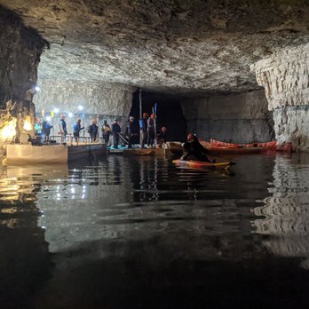 The Gorge Underground - Our group getting into their kayaks - Rafting/Kayaking Near Me - Pine Ridge, Kentucky The Gorge Underground - Our group getting into their kayaks - Rafting/Kayaking Near Me - Pine Ridge, Kentucky