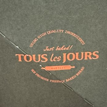 Tous Les Jours - Packaging - Bakeries Near Me - Indianapolis, Indiana Tous Les Jours - Packaging - Bakeries Near Me - Indianapolis, Indiana