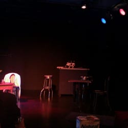 Inside the theater.