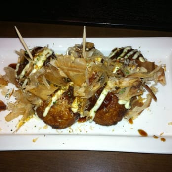 Ramen Isshin - Takoyaki puffy deep fried battered octopus balls -5 per dish. becareful... They are HOT! $4.20 - Ramen Near Me - Toronto, Ontario Ramen Isshin - Takoyaki puffy deep fried battered octopus balls -5 per dish. becareful... They are HOT! $4.20 - Ramen Near Me - Toronto, Ontario