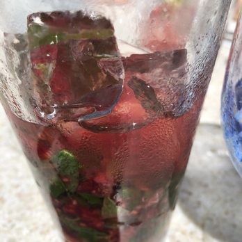 Poseidon on the Beach - Raspberry Mojito - Seafood Near Me - Del Mar, California