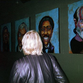 Comedy @ The Carlson - The Duchess really dug the caricatures of legendary comedians in the Kevin Meany room. - Comedy Clubs Near Me - Rochester, New York