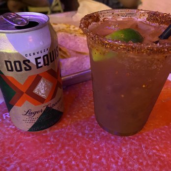 Taqueria La Ventana - Dos XX Lager michelada - Mexican Near Me - Dallas, Texas Taqueria La Ventana - Dos XX Lager michelada - Mexican Near Me - Dallas, Texas