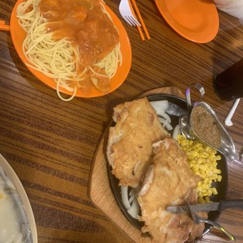 Alice’s Kitchen - Sizzling chicken steak with pasta - Noodles Near Me - Temple City, California