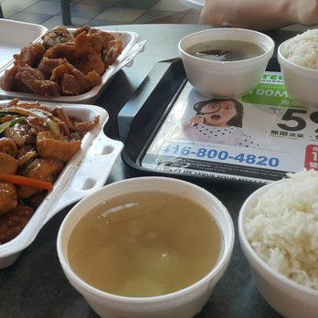 Yan Can Cook - Deep fried park chops Fried fish and tofu Just less than $20 for all this - Chinese Near Me - Markham, Ontario