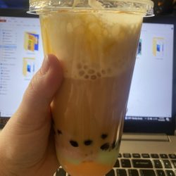 Royal Tea Boba & Poke - Rainbow Sherbet Ice Cream Milk Tea
