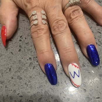 LV Nails & Spa - This was done by summer. I couldn't believe how perfect they were just like the picture. - Nail Salons Near Me - Henderson, Nevada