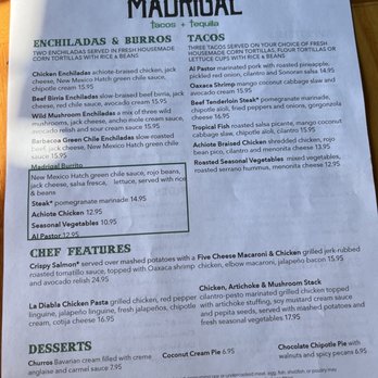 Cocina Madrigal - Menu - Tacos Near Me - Phoenix, Arizona Cocina Madrigal - Menu - Tacos Near Me - Phoenix, Arizona