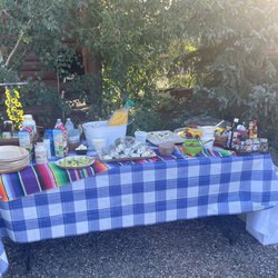 Small Batch Events - Breakfast burritos, pastries, fresh fruit, coffee and juice outside our cabins!
