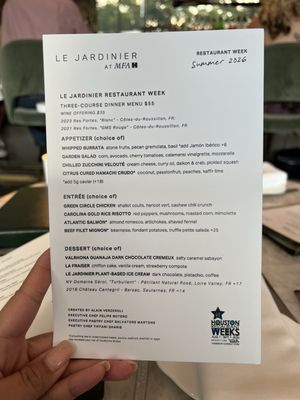 Menu photo 6 Le Jardinier Houston, TX Menu photo 6 Le Jardinier Houston, TX