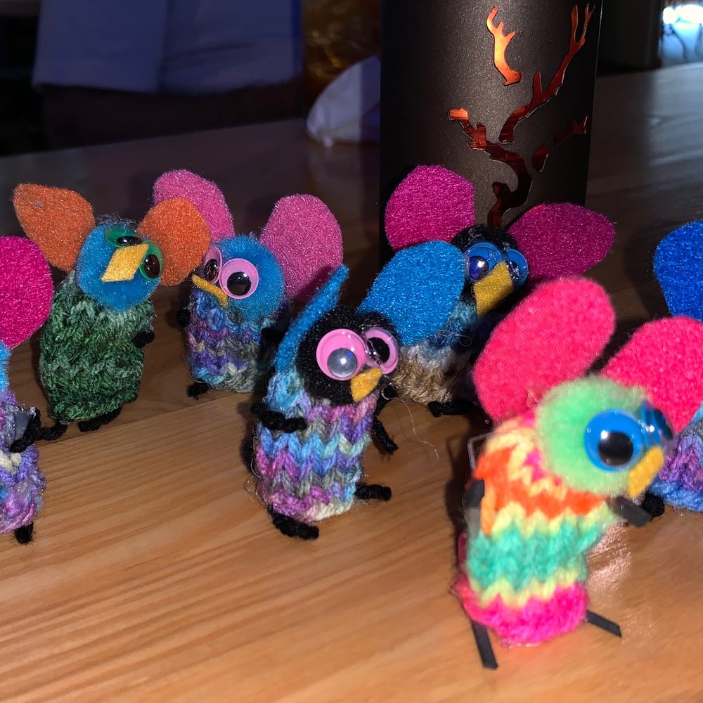 We got finger puppets while we waited in the bar. Cute! We got finger puppets while we waited in the bar. Cute!