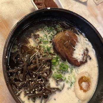 Ramen Tatsu-Ya - OG Tonkatsu + spicy bomb ($12.5 +$1.5) - Ramen Near Me - Austin, Texas Ramen Tatsu-Ya - OG Tonkatsu + spicy bomb ($12.5 +$1.5) - Ramen Near Me - Austin, Texas