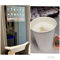 Applewood Mitsubishi - Complimentary beverages available - Cappuccino is my usual pick..