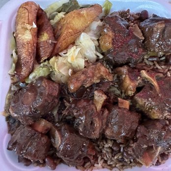 Jamaican Taste - Oxtail dinner (large) - Caribbean Near Me - Jonesboro, Georgia Jamaican Taste - Oxtail dinner (large) - Caribbean Near Me - Jonesboro, Georgia
