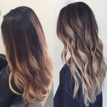 Before And After Balayage On Asian Black Hair Yelp