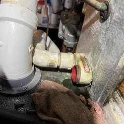 Knoechel Heating - Pipe with blockage coming from coils