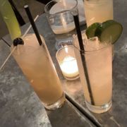 Photo of Bar Bombón - Philadelphia, PA, United States. Virgin drinks: Pina colada (not your average kind), Cruel Summer (super fresh with jalapeño taste but not spicey) Diamond Island