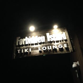 Forbidden Island - Exterior sign at Forbidden Island in Alameda. - Tiki Bars Near Me - Alameda, California