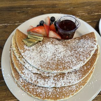 Brekkies - Full stack of Danish Pancakes - Breakfast & Brunch Near Me - Solvang, California Brekkies - Full stack of Danish Pancakes - Breakfast & Brunch Near Me - Solvang, California