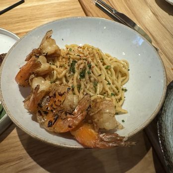 NEP Cafe - Garlic noodle with prawns - Breakfast & Brunch Near Me - Irvine, California NEP Cafe - Garlic noodle with prawns - Breakfast & Brunch Near Me - Irvine, California