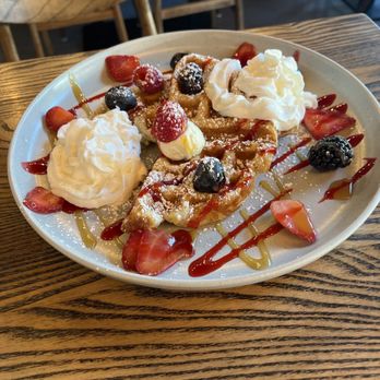 Foreigner - Strawberry delight croffle. - Breakfast & Brunch Near Me - San Mateo, California Foreigner - Strawberry delight croffle. - Breakfast & Brunch Near Me - San Mateo, California