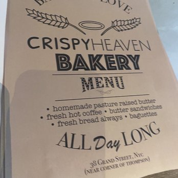 Crispy Heaven Bakery - Menu - Bakeries Near Me - New York, New York