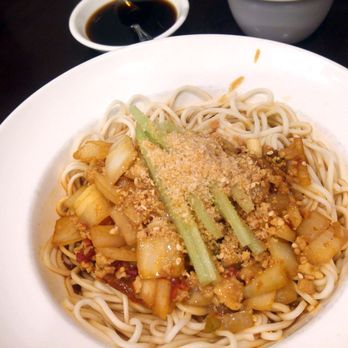Shanghai Bun - Noodle with Hot Peanut Sauce. Delicious! - Shanghainese Near Me - West Windsor, New Jersey Shanghai Bun - Noodle with Hot Peanut Sauce. Delicious! - Shanghainese Near Me - West Windsor, New Jersey