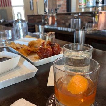 Albuquerque Distilling - Old fashioned and chicken lollipop. OMG!!!! - Distilleries Near Me - Albuquerque, New Mexico