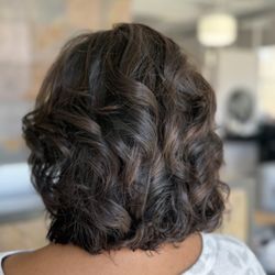 Dimensional Hair Studio - Adding chocolate highlights is exactly what this style needed.