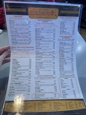 Menu photo 6 Hits The Spot Diner Lakewood, CO Menu photo 6 Hits The Spot Diner Lakewood, CO