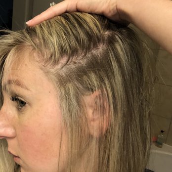 Luxe Salon & Spa - Before "correction" - Hair Salons Near Me - Pearland, Texas