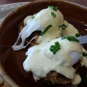 Another Broken Egg Cafe - Crab cakes Cavallo (eggs Benedict ) - Breakfast & Brunch Near Me - Shreveport, Louisiana Another Broken Egg Cafe - Crab cakes Cavallo (eggs Benedict ) - Breakfast & Brunch Near Me - Shreveport, Louisiana