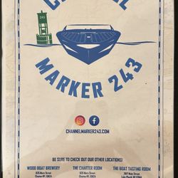 Channel Marker 243 - Menu