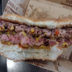 McDonald's - Raw burger that causes me to get sick from this location