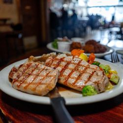 The Pig & Whistle - Pork chops $14.25