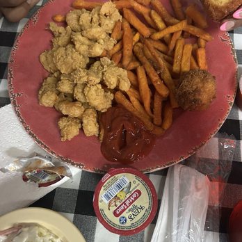 Dixie Catfish Shack - Sweet potato fries and fried shrimp. - Southern Near Me - Atmore, Alabama Dixie Catfish Shack - Sweet potato fries and fried shrimp. - Southern Near Me - Atmore, Alabama
